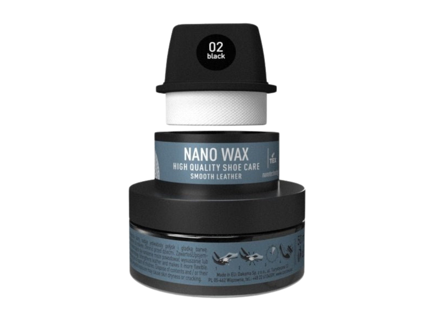 Nano Wax for Grain Leather (Black) - Euro Shoe House