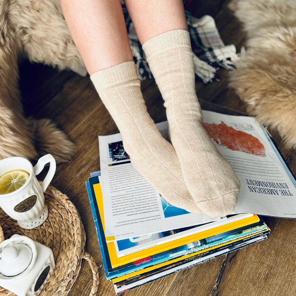 Unisex Cashmere Wool Socks - Euro Shoe House
