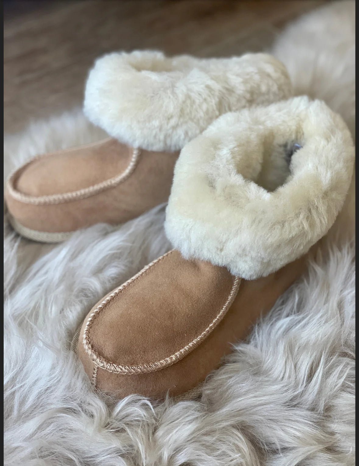 Unisex Eskimo Sheepskin Boots - Beige - Euro Shoe House