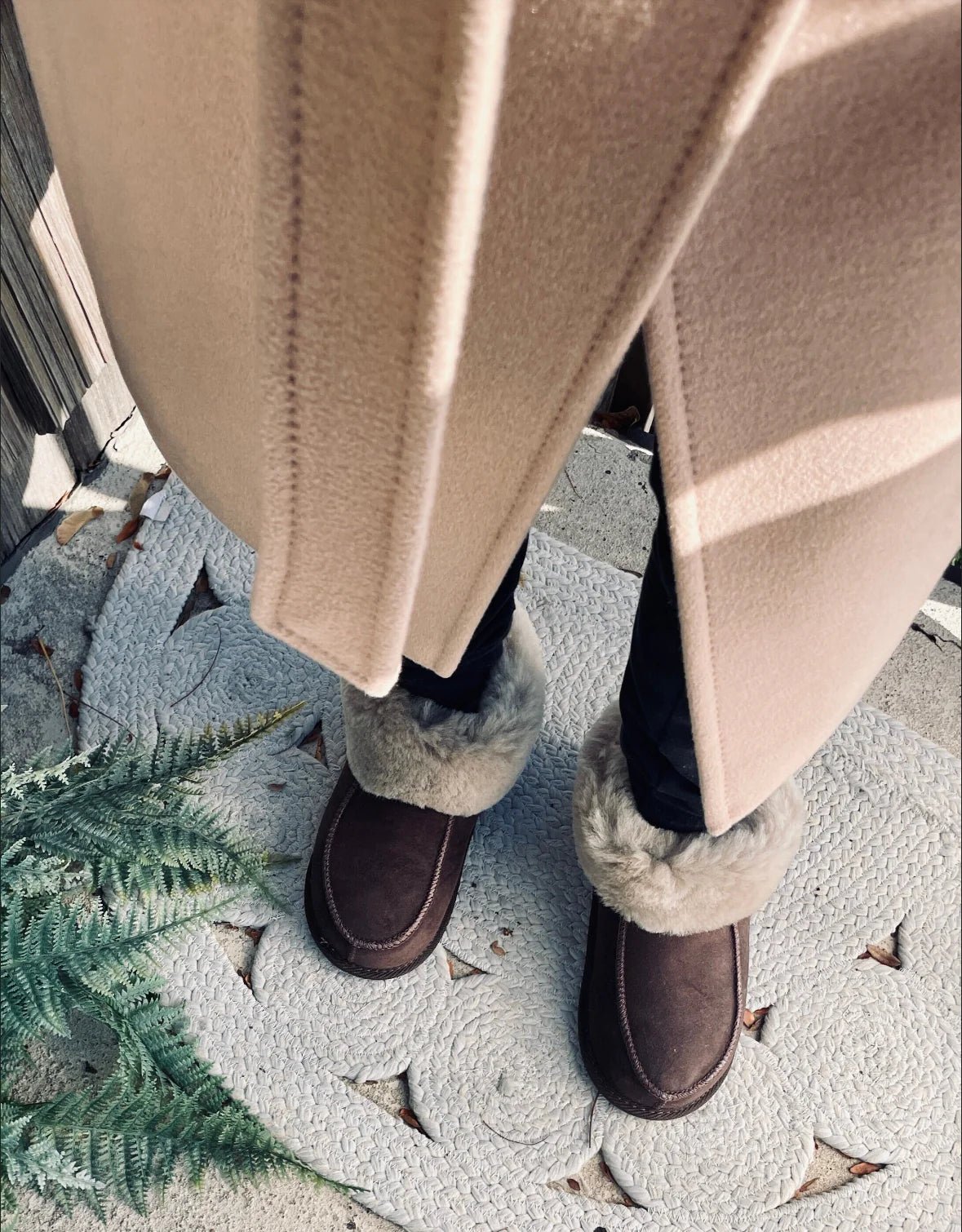 Unisex Eskimo Sheepskin Boots - Brown - Euro Shoe House