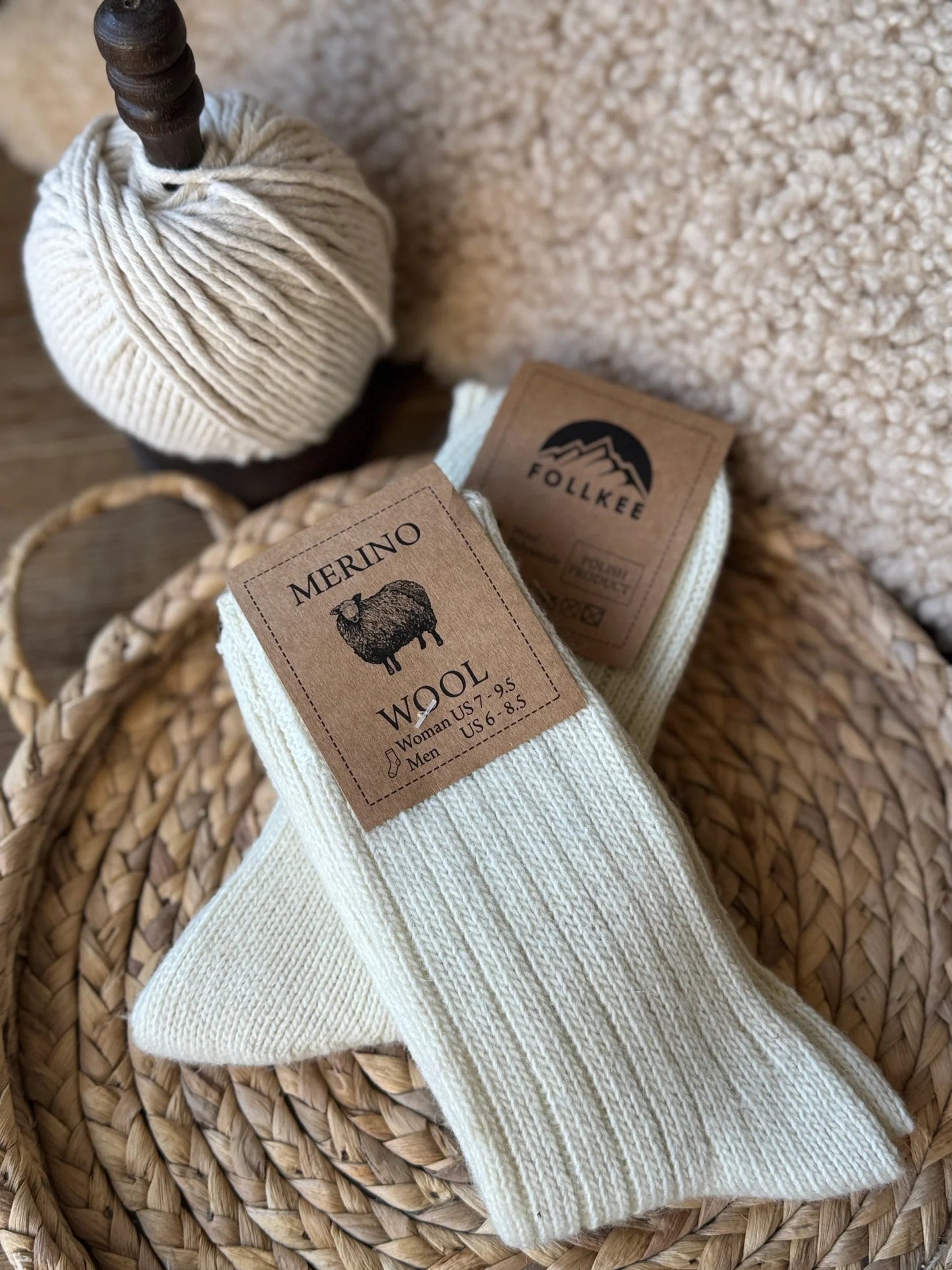 Unisex Organic Merino Wool Socks - Euro Shoe House