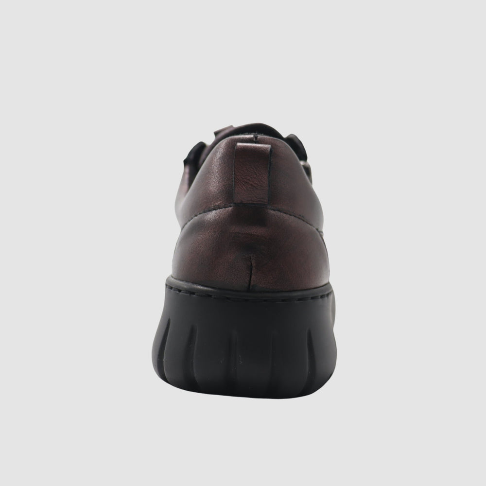 
                  
                    Wasak Azalea Leather Sneaker - Metallic Burgundy - Euro Shoe House
                  
                