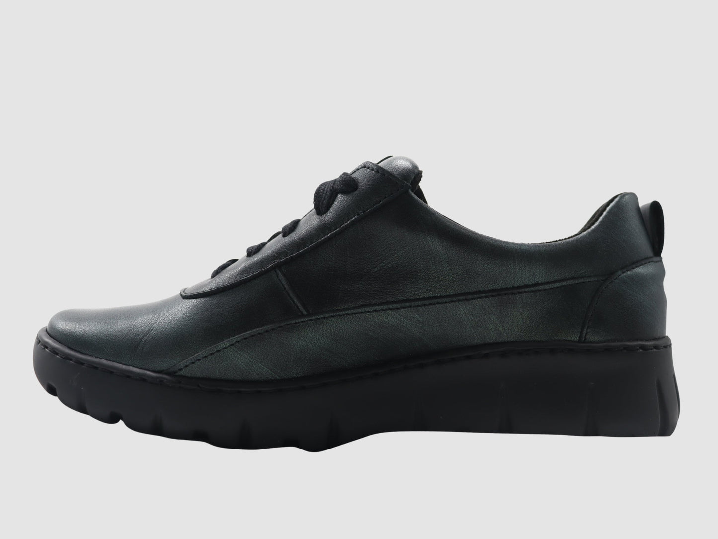 Wasak Azalea Leather Sneaker - Metallic Green - Euro Shoe House