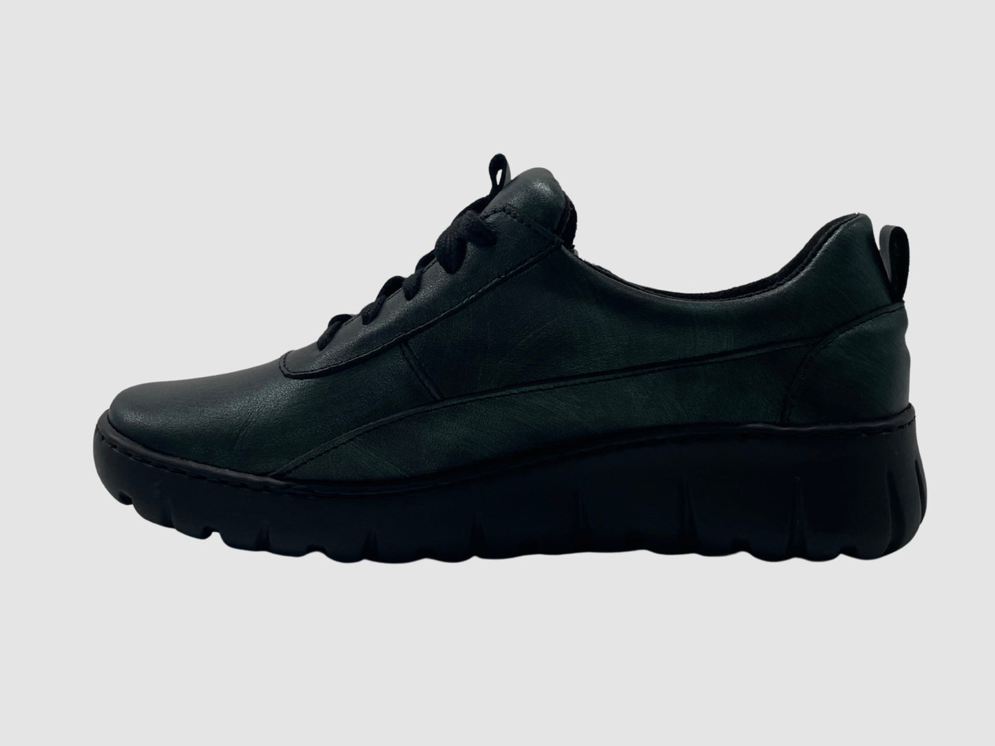Wasak Azalea Leather Sneaker - Metallic Green - Euro Shoe House