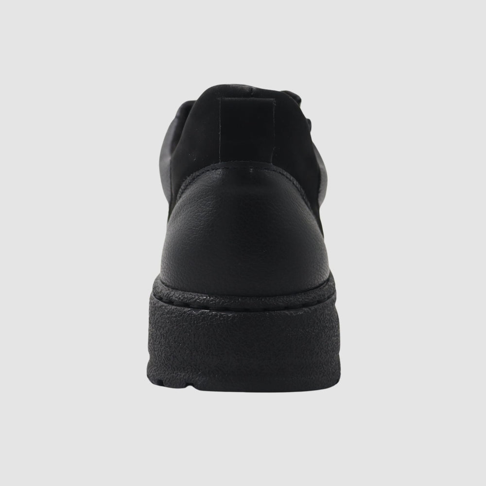 
                  
                    Wasak Freesia Leather Sneaker - Black - Euro Shoe House
                  
                