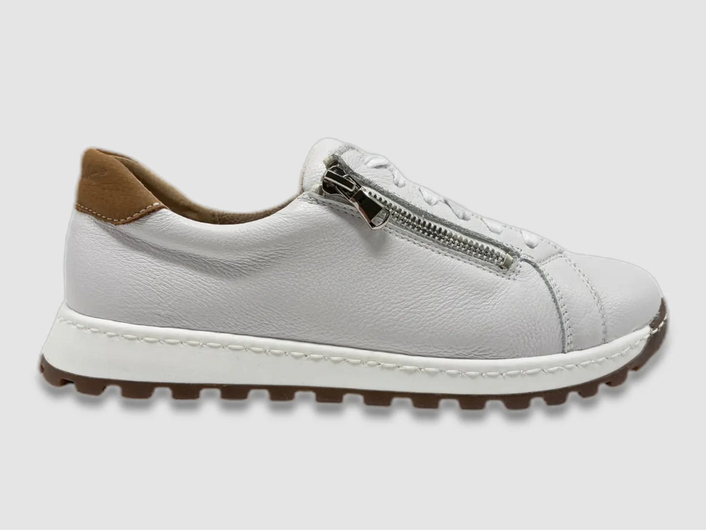 Women's Alo Leather Shoes - White - Euro Shoe House