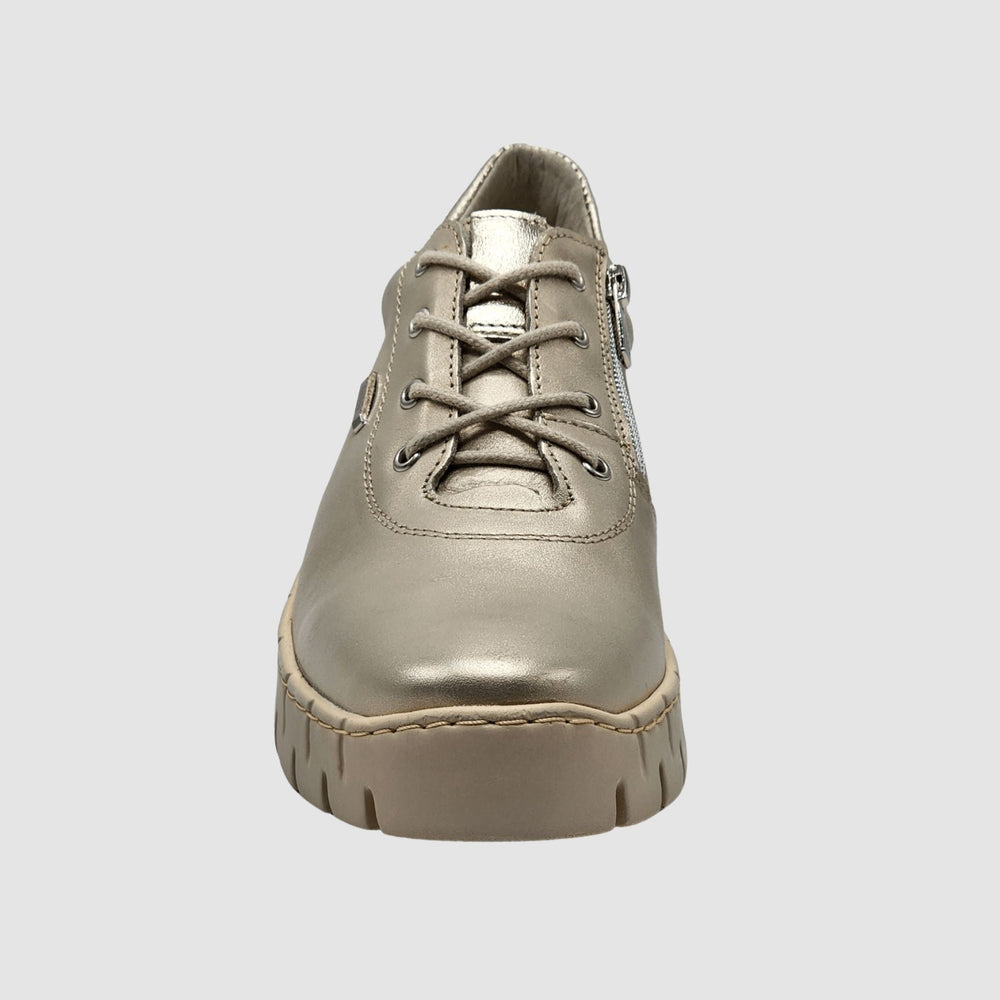 
                  
                    Women's Apollo Leather Sneaker - Gold - Euro Shoe House
                  
                