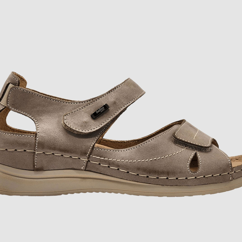 Women's Ariadne Leather Sandal - Beige - Euro Shoe House