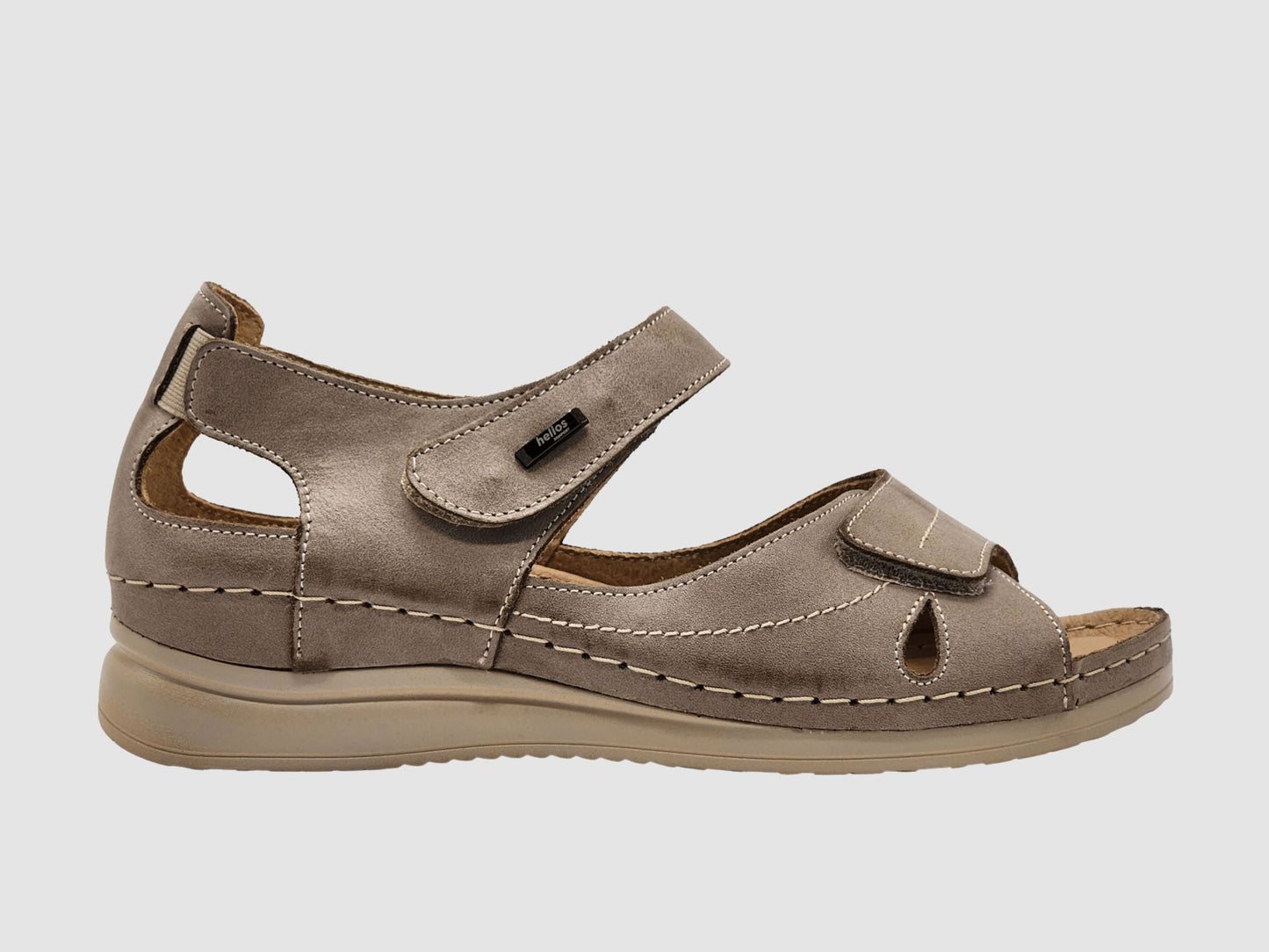 Women's Ariadne Leather Sandal - Beige - Euro Shoe House