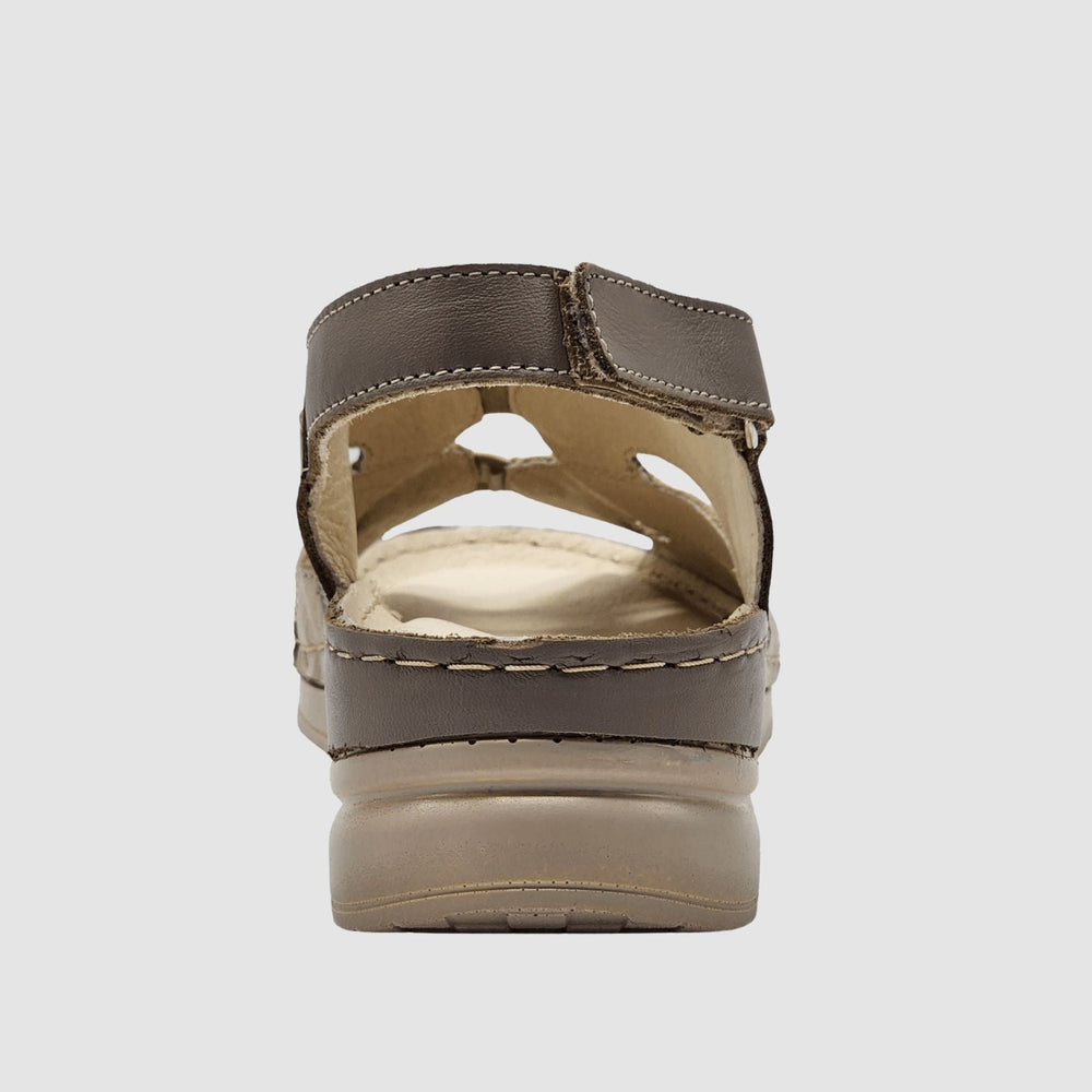 
                  
                    Women's Calliope Leather Sandals - Beige - Euro Shoe House
                  
                