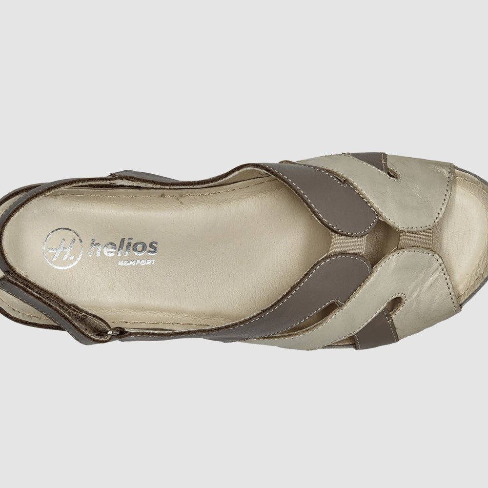 
                  
                    Women's Calliope Leather Sandals - Beige - Euro Shoe House
                  
                