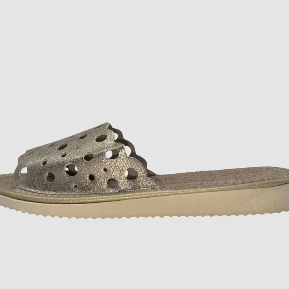Women's Dune House Slipper - Gold - Euro Shoe House