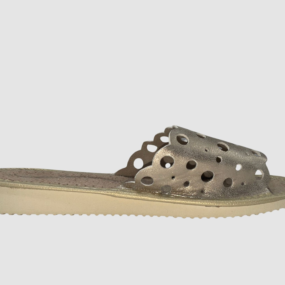 Women's Dune House Slipper - Gold - Euro Shoe House