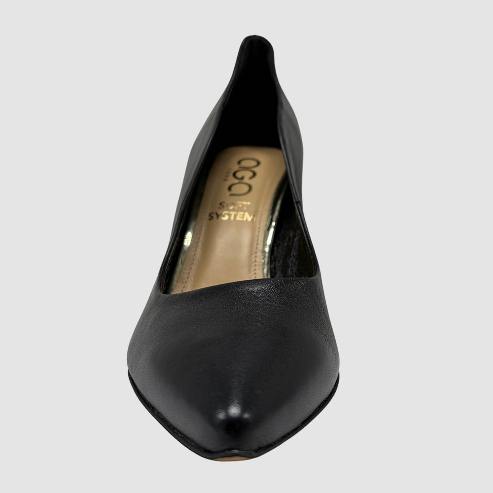 
                  
                    Women's Elise Leather Heels – Black - Euro Shoe House
                  
                