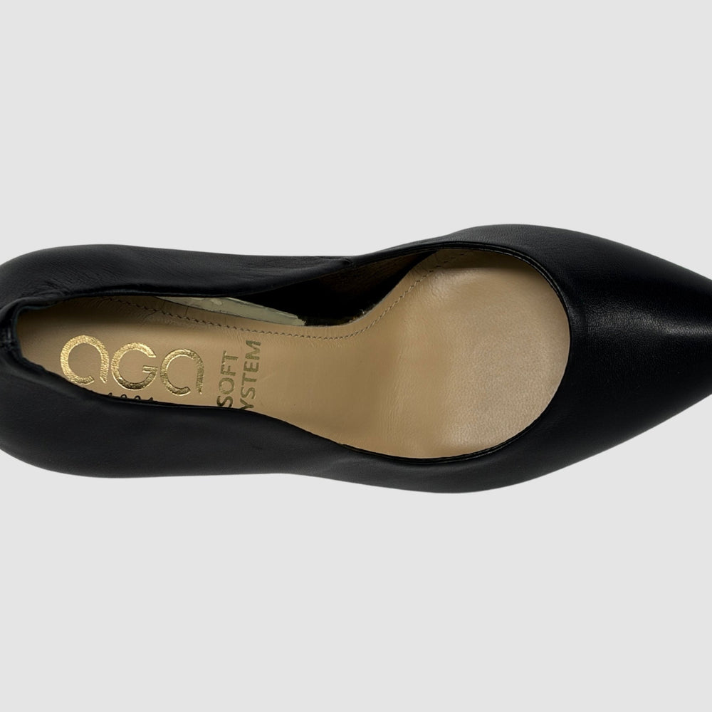 
                  
                    Women's Elise Leather Heels – Black - Euro Shoe House
                  
                