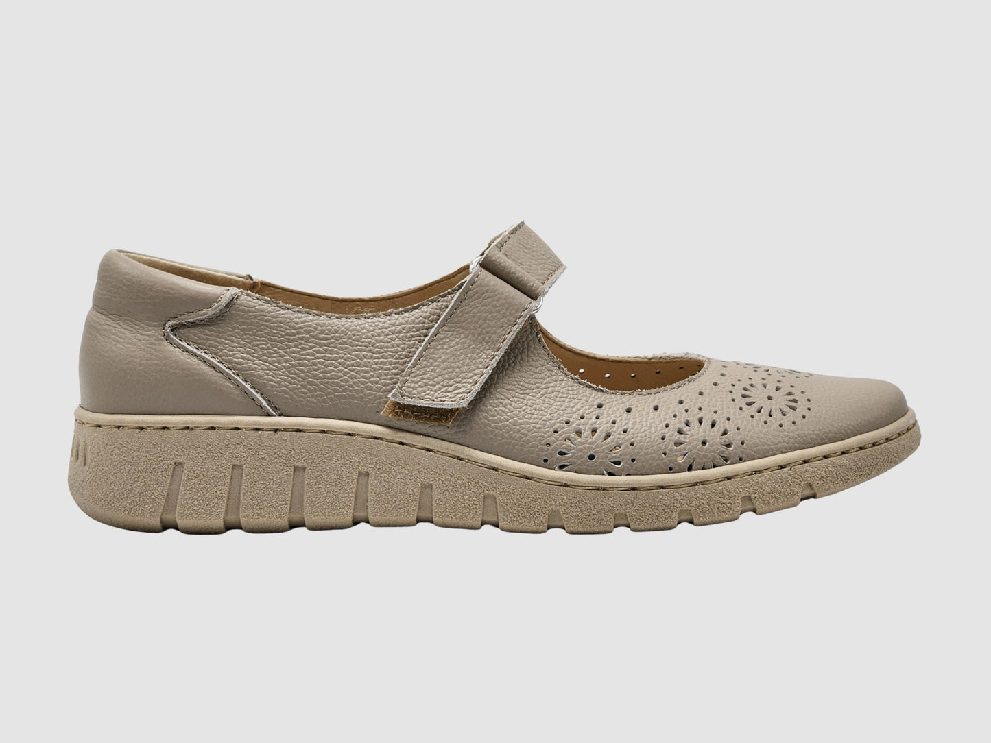 Women's Elowen Leather Mary Jane - Beige - Euro Shoe House