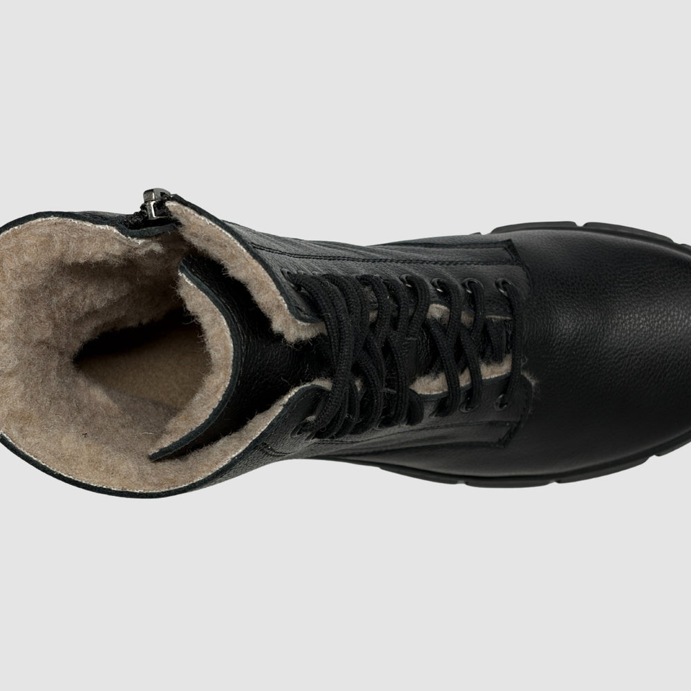 
                  
                    Women's Ember Leather Boots - Black - Euro Shoe House
                  
                