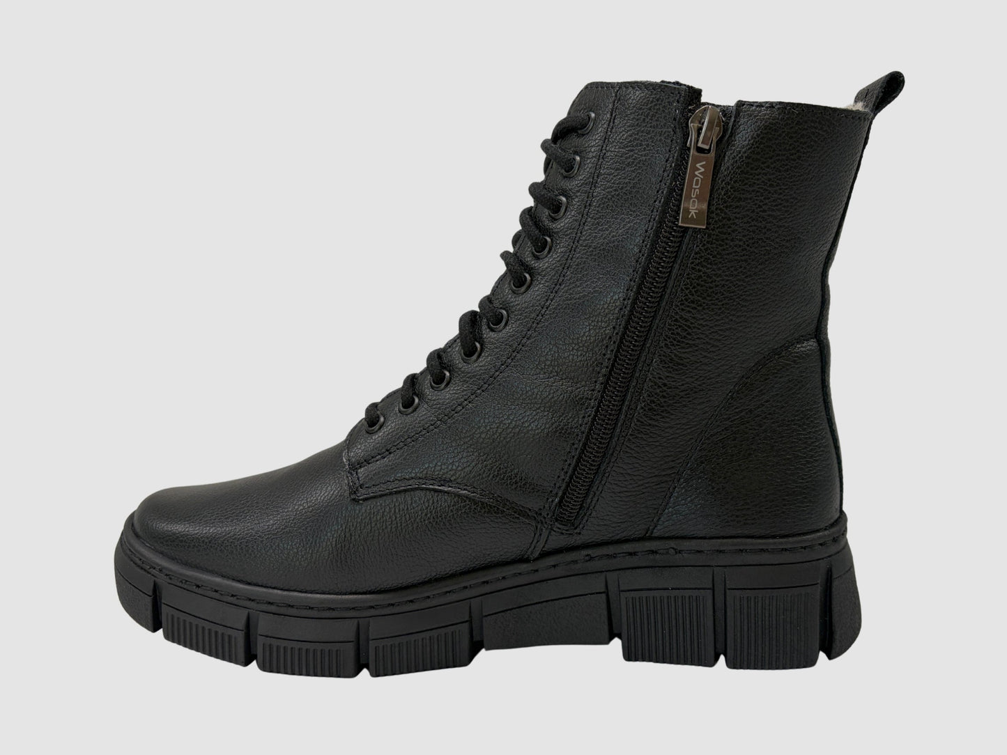 Women's Ember Leather Boots - Black - Euro Shoe House