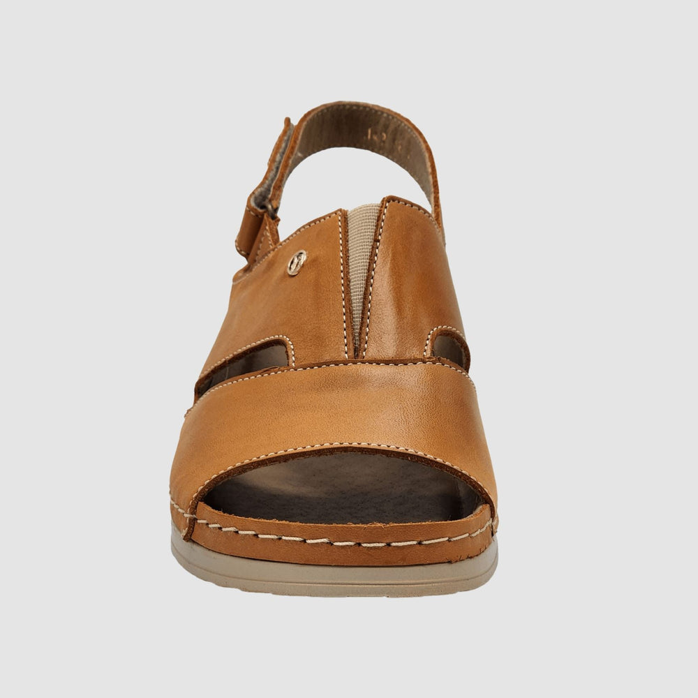 
                  
                    Women's Eos Leather Sandals - Orange - Euro Shoe House
                  
                