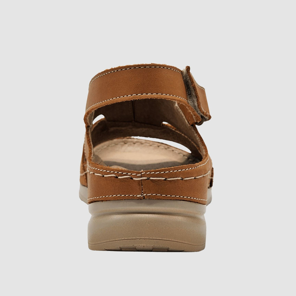 
                  
                    Women's Eos Leather Sandals - Orange - Euro Shoe House
                  
                