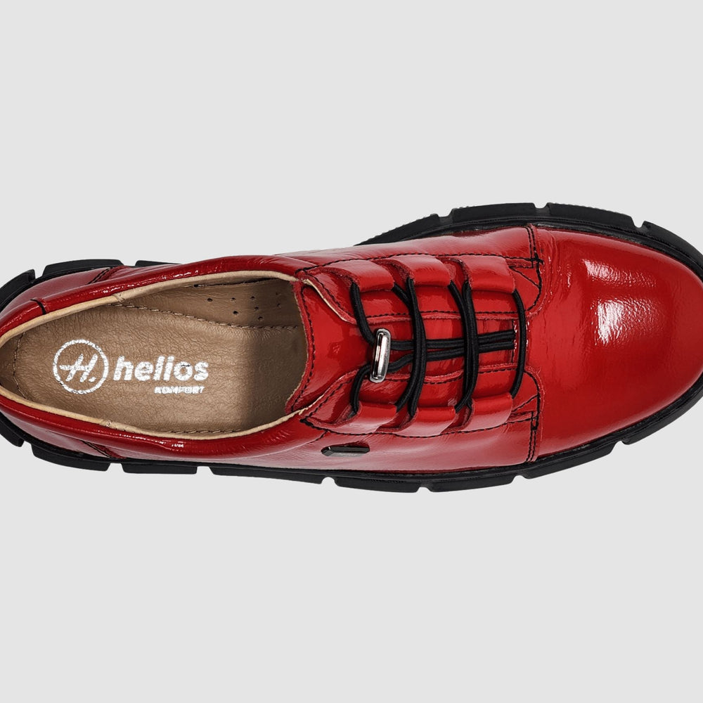 
                  
                    Women's Eris Leather Sneaker - Red - Euro Shoe House
                  
                