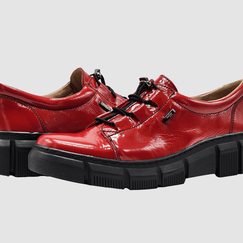 
                  
                    Women's Eris Leather Sneaker - Red - Euro Shoe House
                  
                