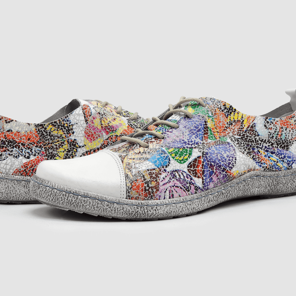 
                  
                    Women's Essential Low Top Leather Shoes - Multicolor - Euro Shoe House
                  
                