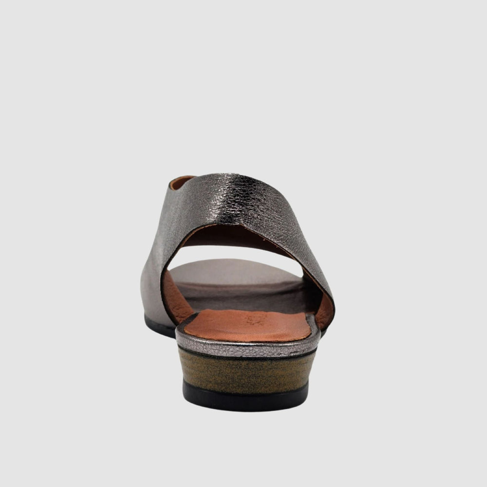 
                  
                    Women's Flora Leather Sandals - Silver - Euro Shoe House
                  
                