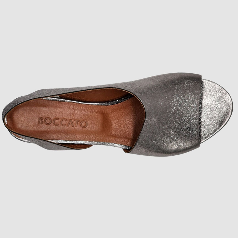 
                  
                    Women's Flora Leather Sandals - Silver - Euro Shoe House
                  
                