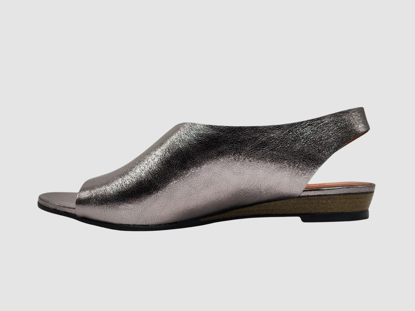 Women's Flora Leather Sandals - Silver - Euro Shoe House