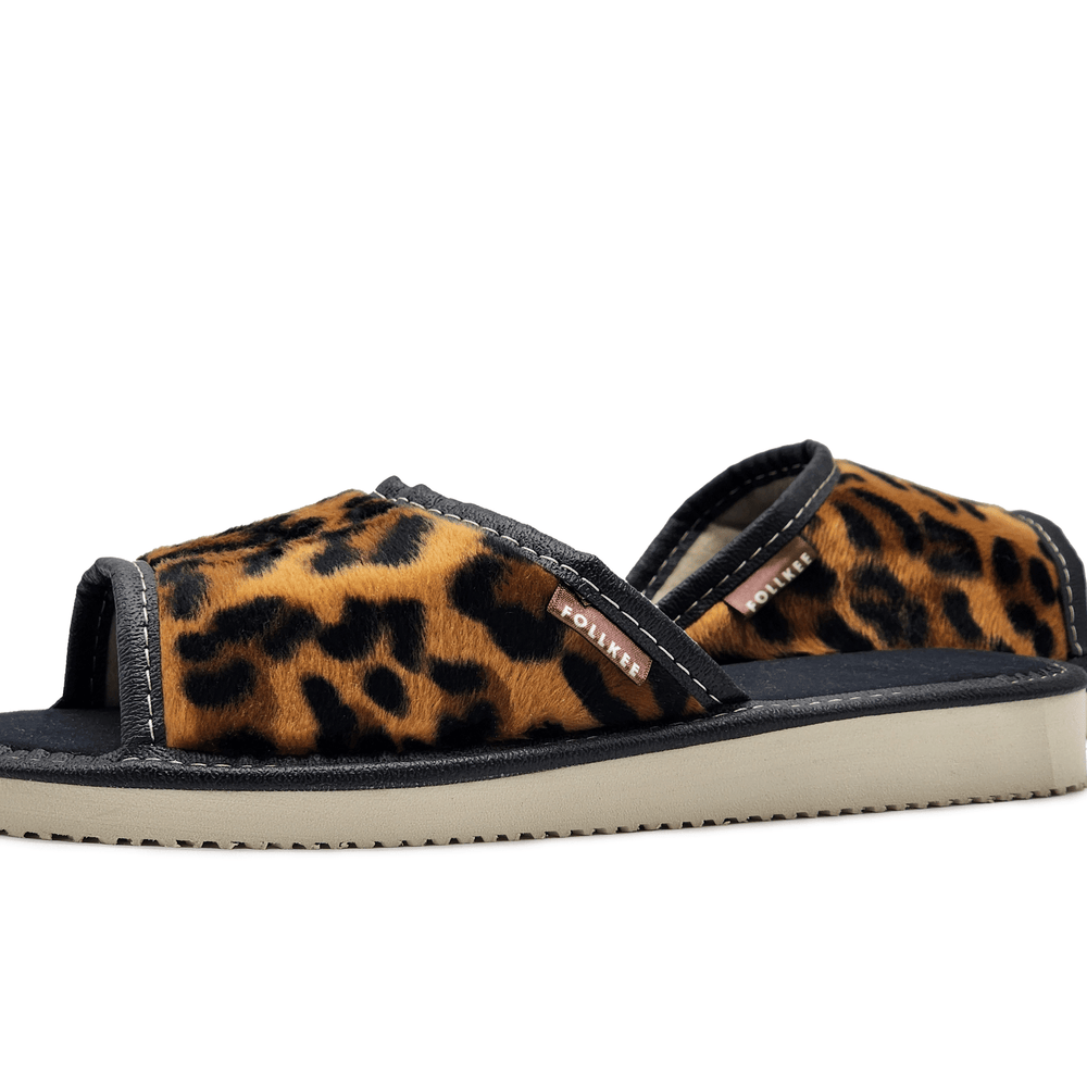 
                  
                    Women's Follkee House Slipper - Dark Cheetah - Euro Shoe House
                  
                