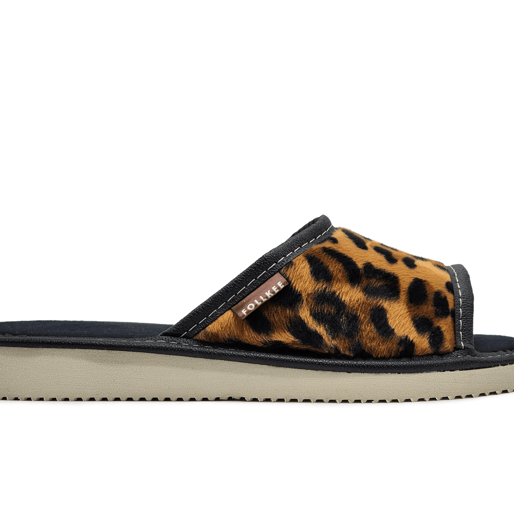 
                  
                    Women's Follkee House Slipper - Dark Cheetah - Euro Shoe House
                  
                