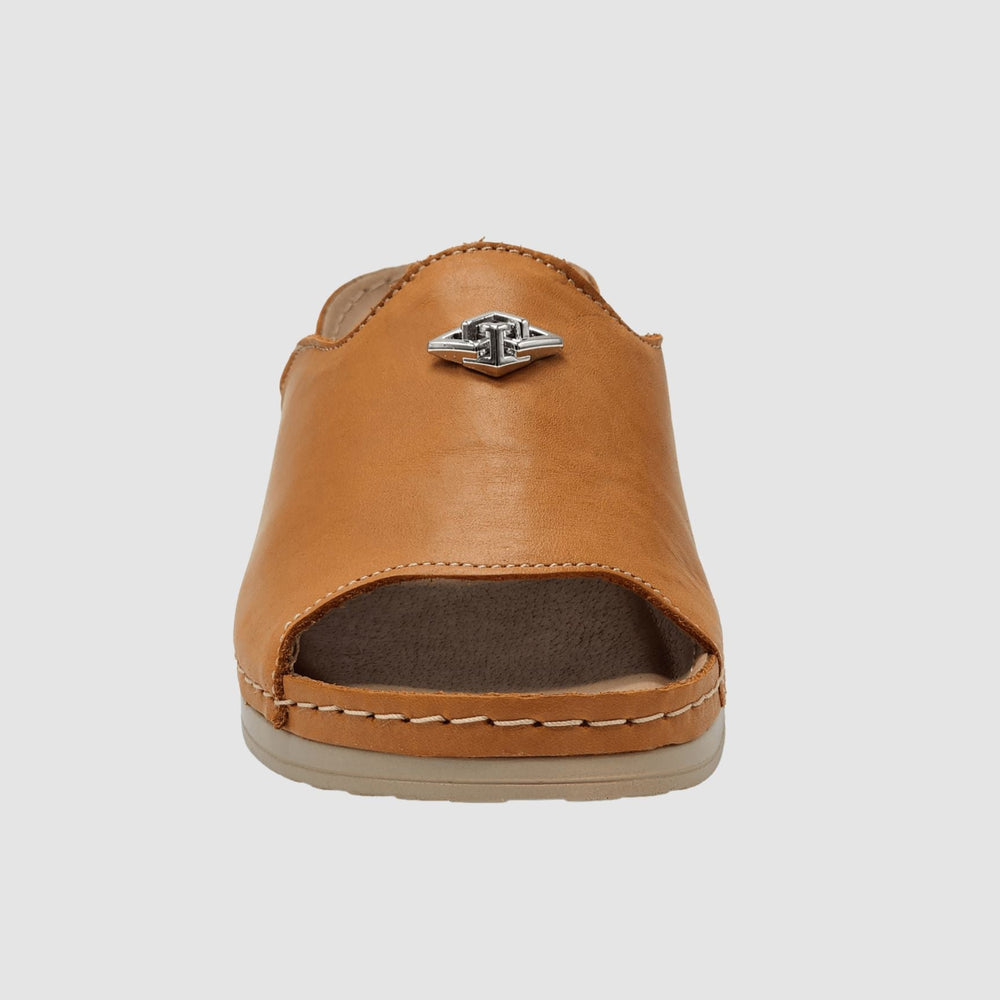 
                  
                    Women's Hera Leather Sandal - Orange - Euro Shoe House
                  
                