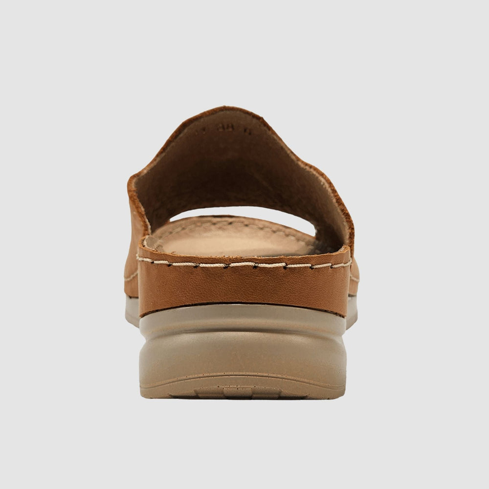 
                  
                    Women's Hera Leather Sandal - Orange - Euro Shoe House
                  
                