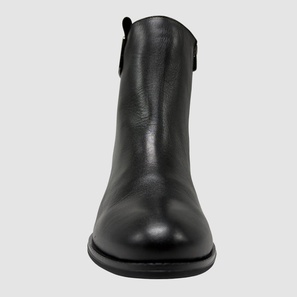 
                  
                    Women's Iwona Leather Booties - Black - Euro Shoe House
                  
                
