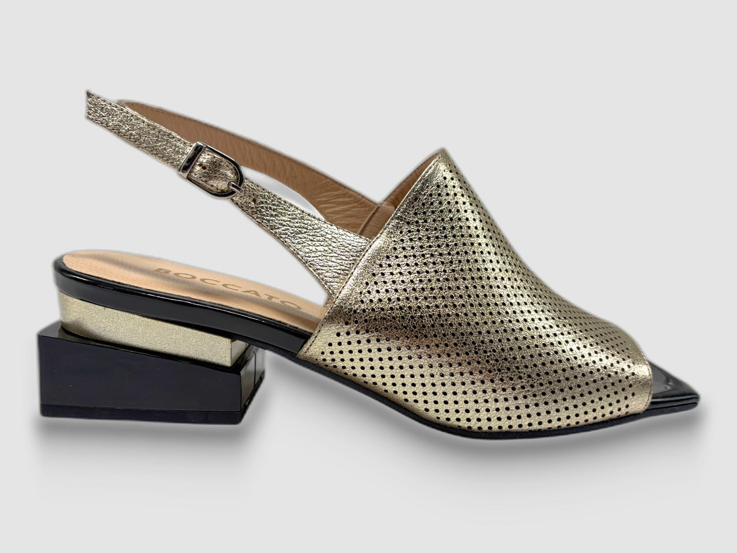 Women’s Jasmine Slingback Sandals - Gold - Euro Shoe House