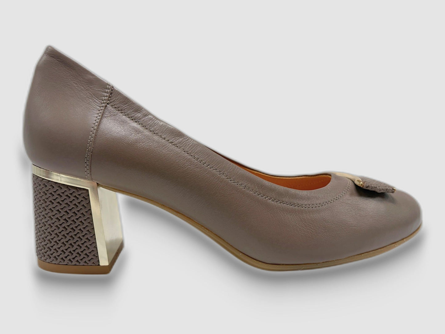 Women's Klaudia Leather Pumps – Latte - Euro Shoe House