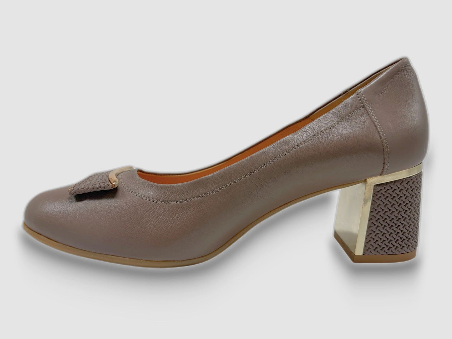 Women's Klaudia Leather Pumps – Latte - Euro Shoe House