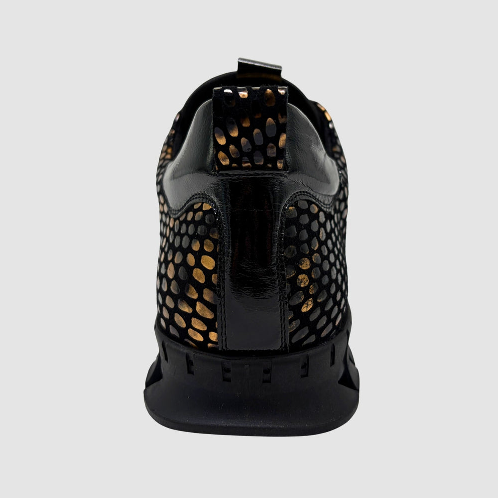 
                  
                    Women's Milena Leather Sneakers - Black - Euro Shoe House
                  
                