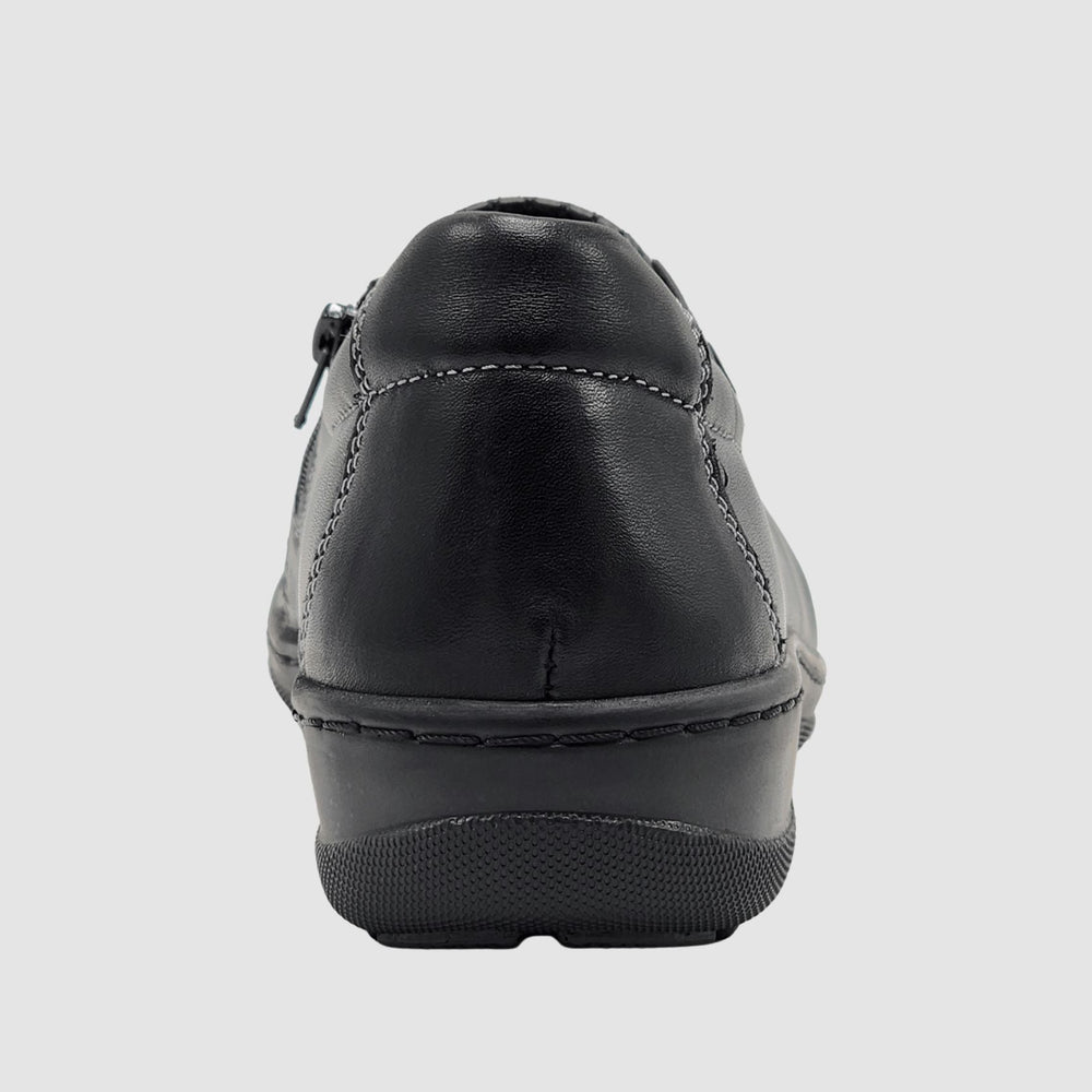 
                  
                    Women's Nyx Leather Slip On Shoes - Black - Euro Shoe House
                  
                