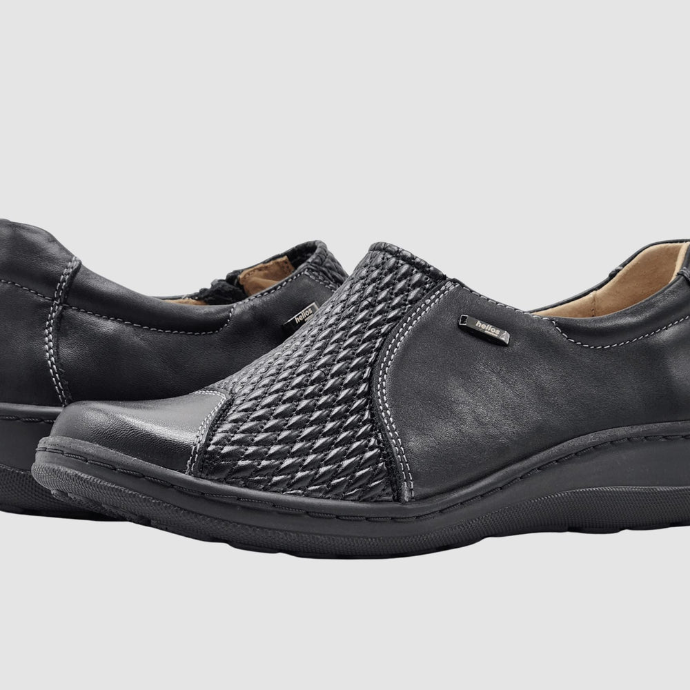 
                  
                    Women's Nyx Leather Slip On Shoes - Black - Euro Shoe House
                  
                