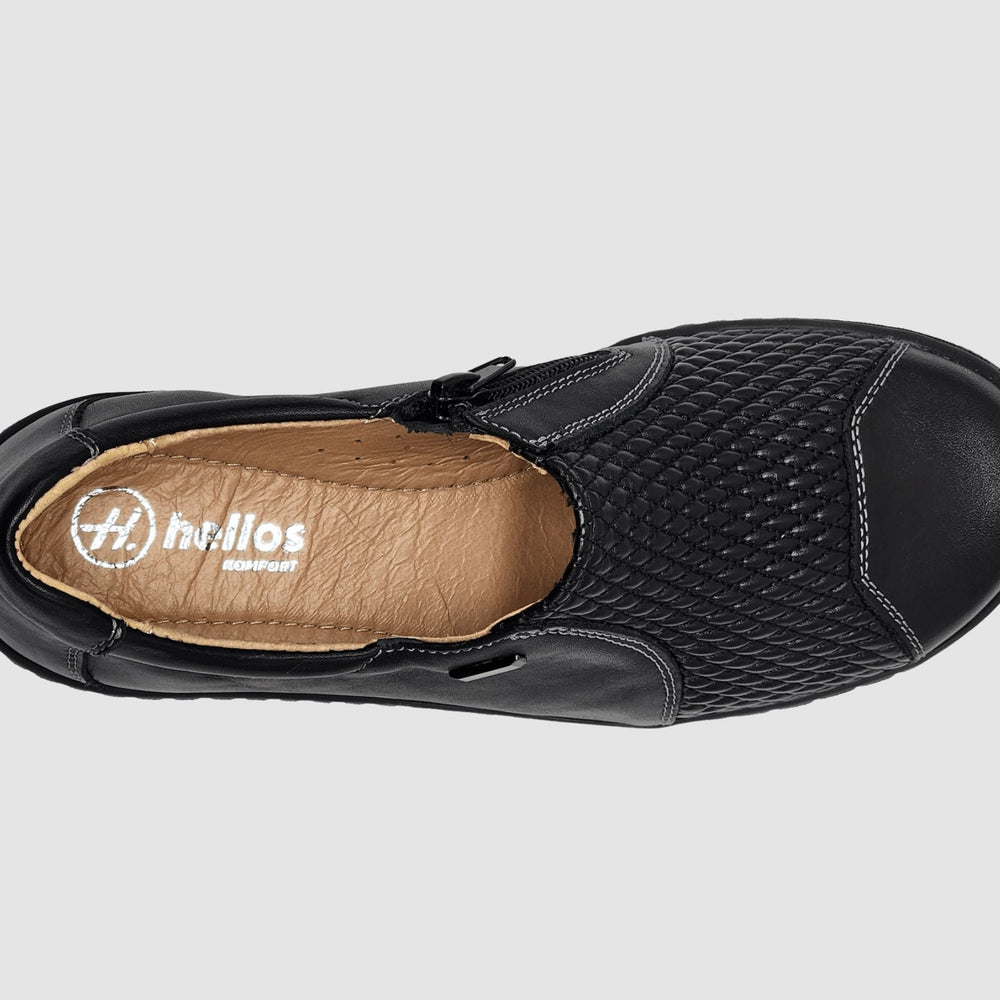 
                  
                    Women's Nyx Leather Slip On Shoes - Black - Euro Shoe House
                  
                