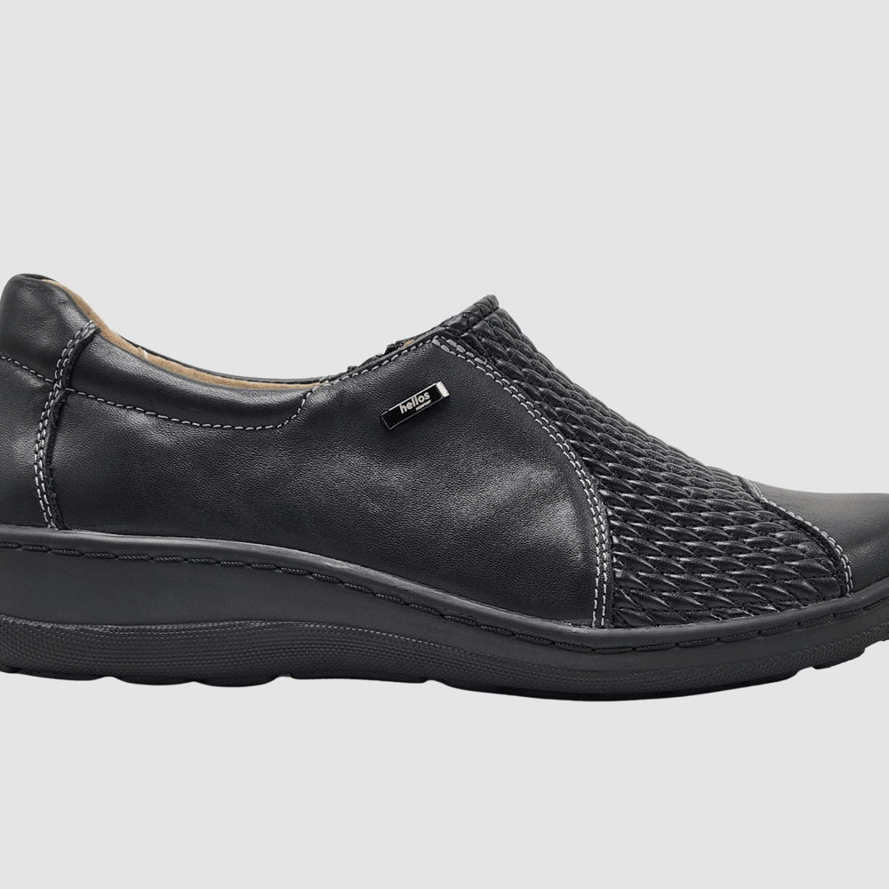 Women's Nyx Leather Slip On Shoes - Black - Euro Shoe House