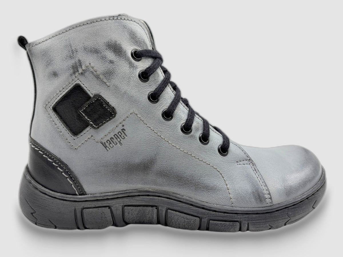 Women's Original Leather Boots - Blue/Grey - Euro Shoe House