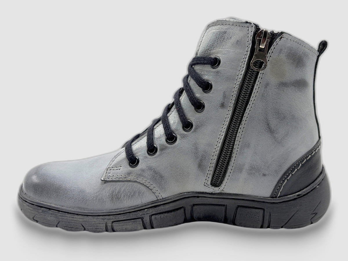 Women's Original Leather Boots - Blue/Grey - Euro Shoe House
