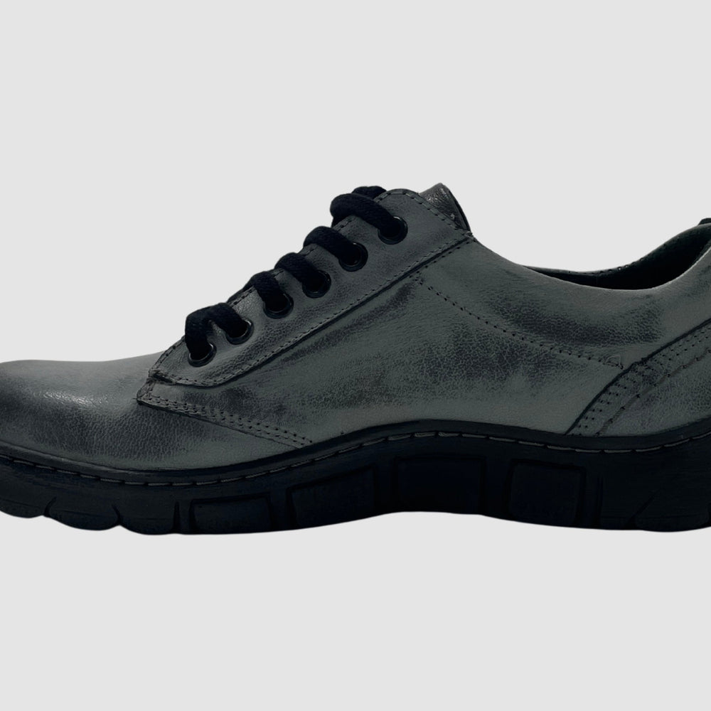 Women's Original Leather Shoes - Blue/Grey - Euro Shoe House