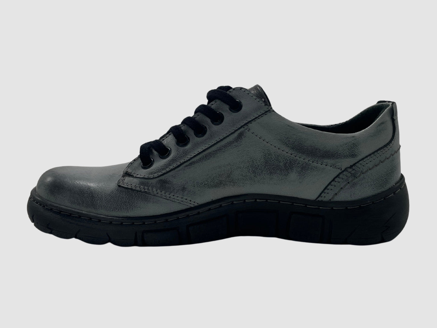 Women's Original Leather Shoes - Blue/Grey - Euro Shoe House