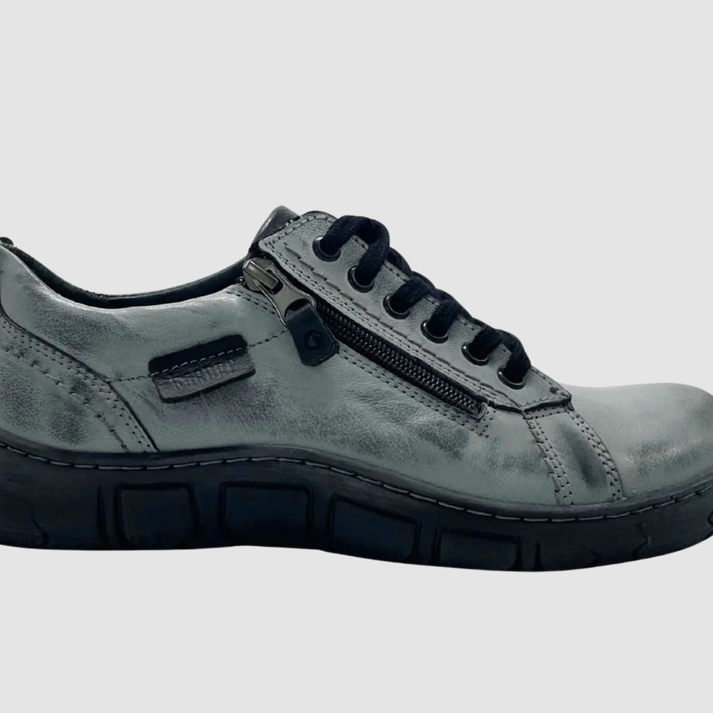 
                  
                    Women's Original Leather Shoes - Blue/Grey - Euro Shoe House
                  
                