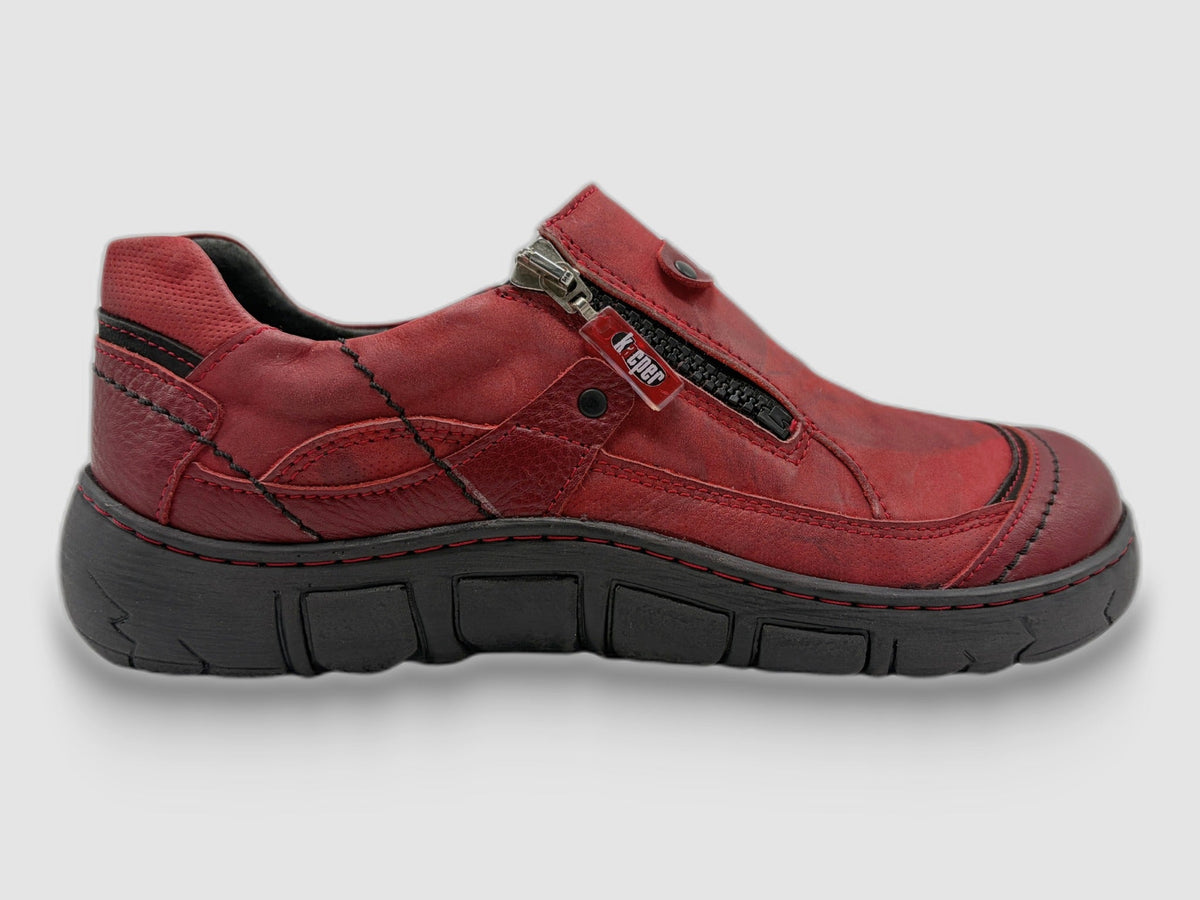Women's Original Leather Shoes - Red - Euro Shoe House