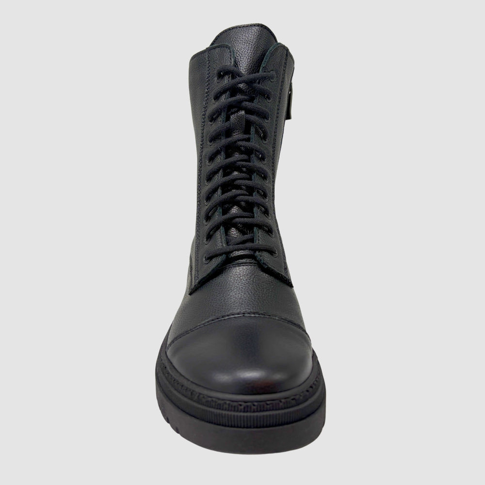 
                  
                    Women's Rhea Leather Boots - Black - Euro Shoe House
                  
                